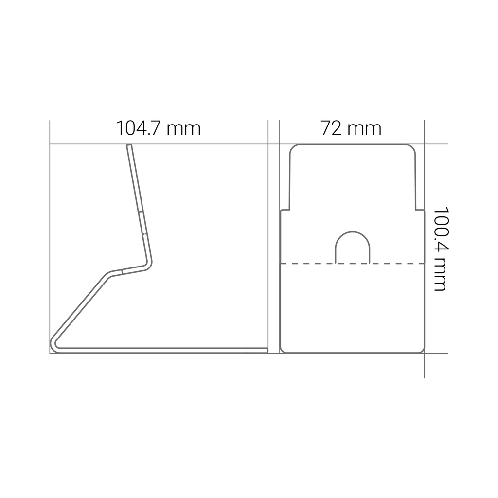 KnockautX Sockel für Sturzsensor Fall Guard Professional