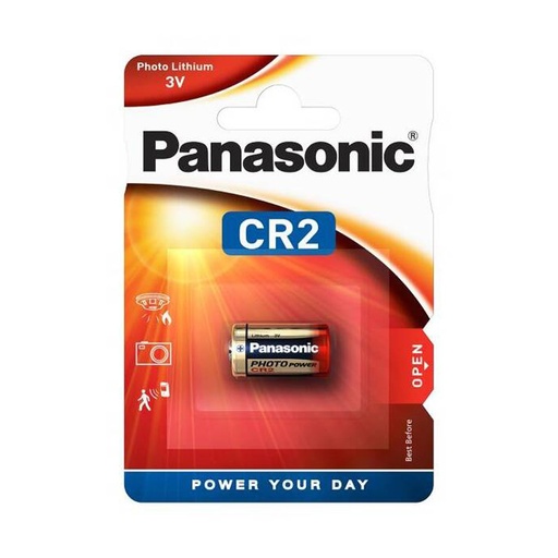 [PLB1B051] Batterie Lithium CR2 1er Packung (Markenqualität)