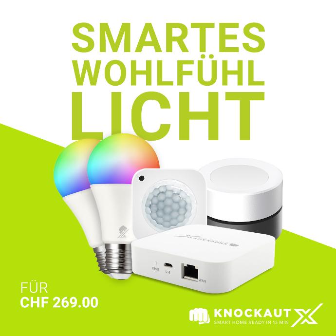 sind alle hier im Angebot! KnockautX Bundle Smartes Licht | AG Brelag Schweiz