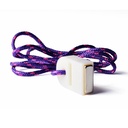 Dominoswiss Magnet mit Polyamidseil violett