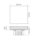 KnockautX Wandthermostat für Bodenheizungs-Stellantrieb 7