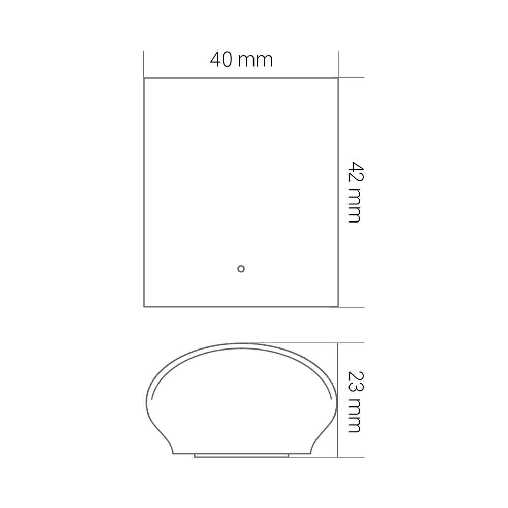 KnockautX Temperatur-/Feuchtigkeitssensor Smart Home Gebäudeautomation App Steuerung Luftqualität Heizung Lüftung Funk Batterie Kabellos Plug and Play