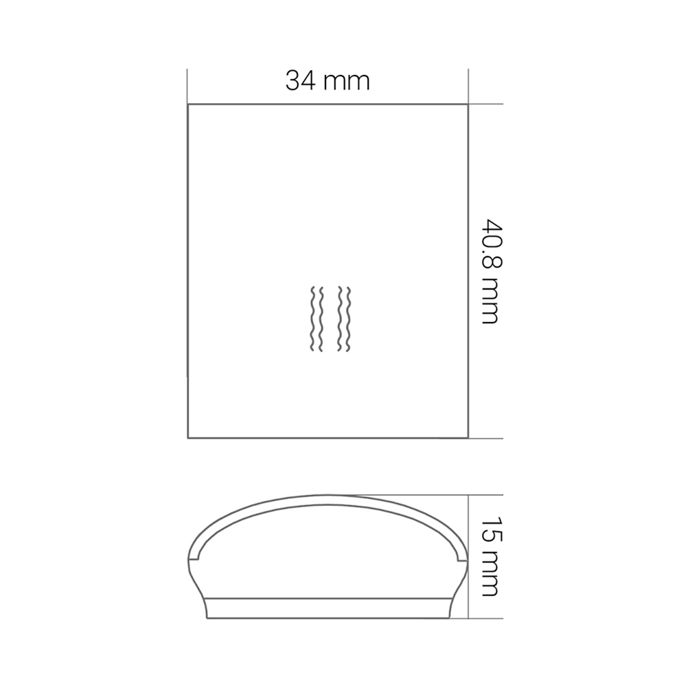 KnockautX Vibrations-/Glasbruchsensor Smart Home Einbruchsschutz Gebäudeautomation Funk Kabellos Batterie Erschütterungssensor Alarmanlage Brelag Schweiz AG