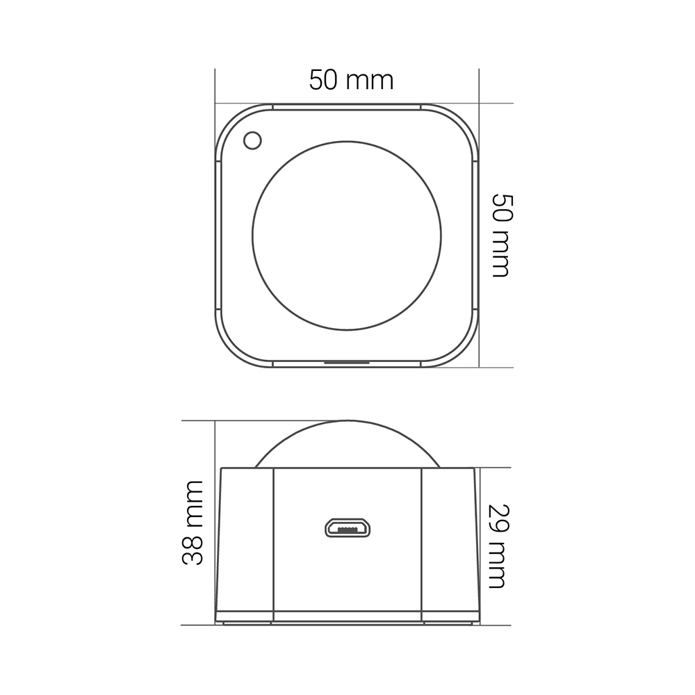 KnockautX Bewegungs-/Luxsensor PIR