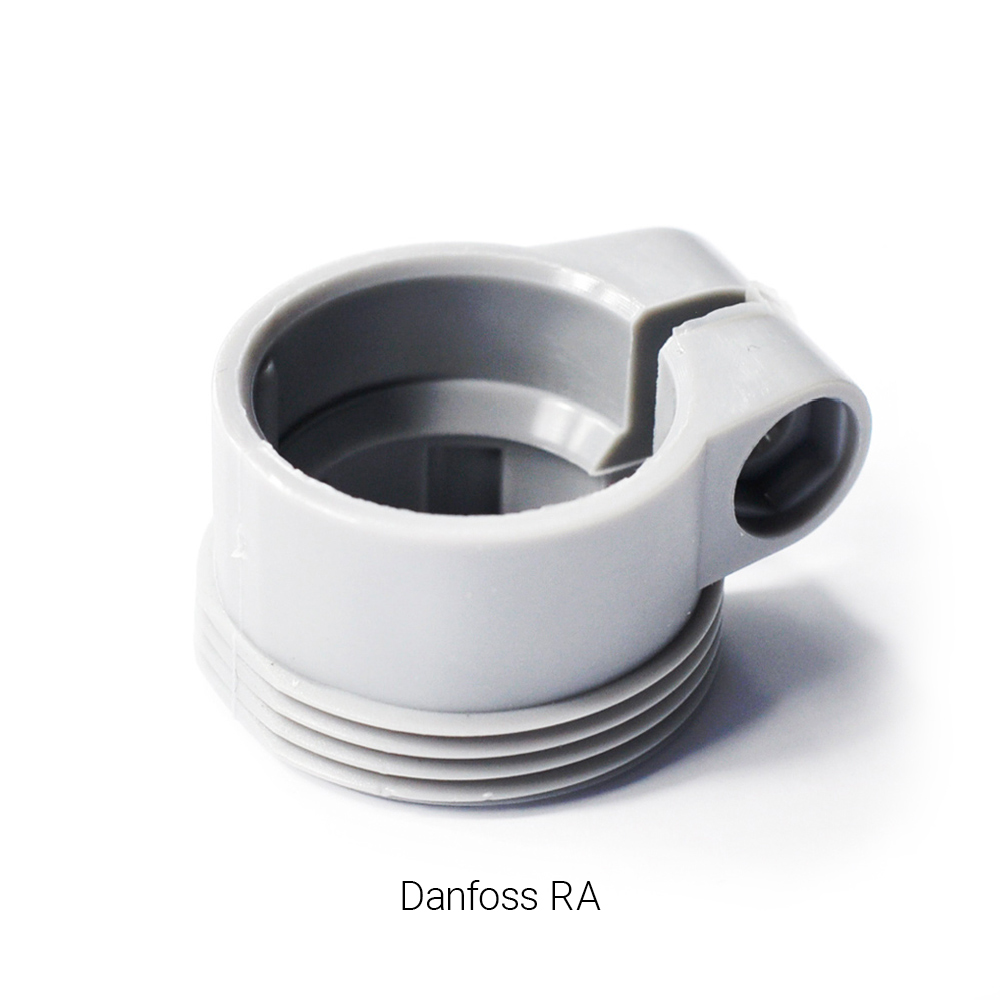 2x Heizungsventil-Adapter M30x1,5 – Für RA/RAV/RAVL Ventile, Vernickeltes Messing, Inkl. Sechskantschlüssel