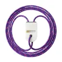 Dominoswiss Magnet mit Polyamidseil violett