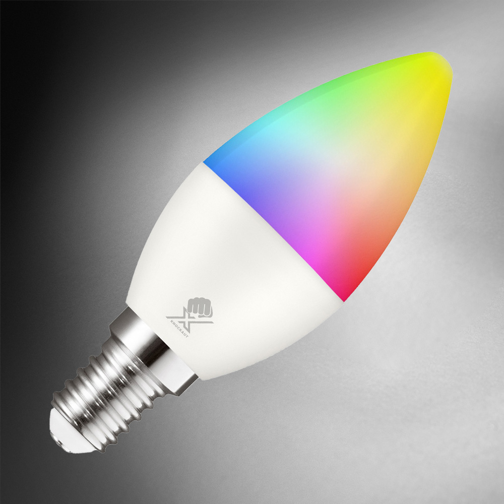 ​​​​​​​​​​​​KnockautX LED White & Full Color E14 6W