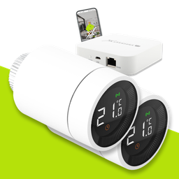 KnockautX Welcome Package smarter Heizkörper-Thermostat