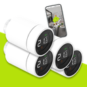 KnockautX 4er-Set smarter Heizkörper-Thermostat