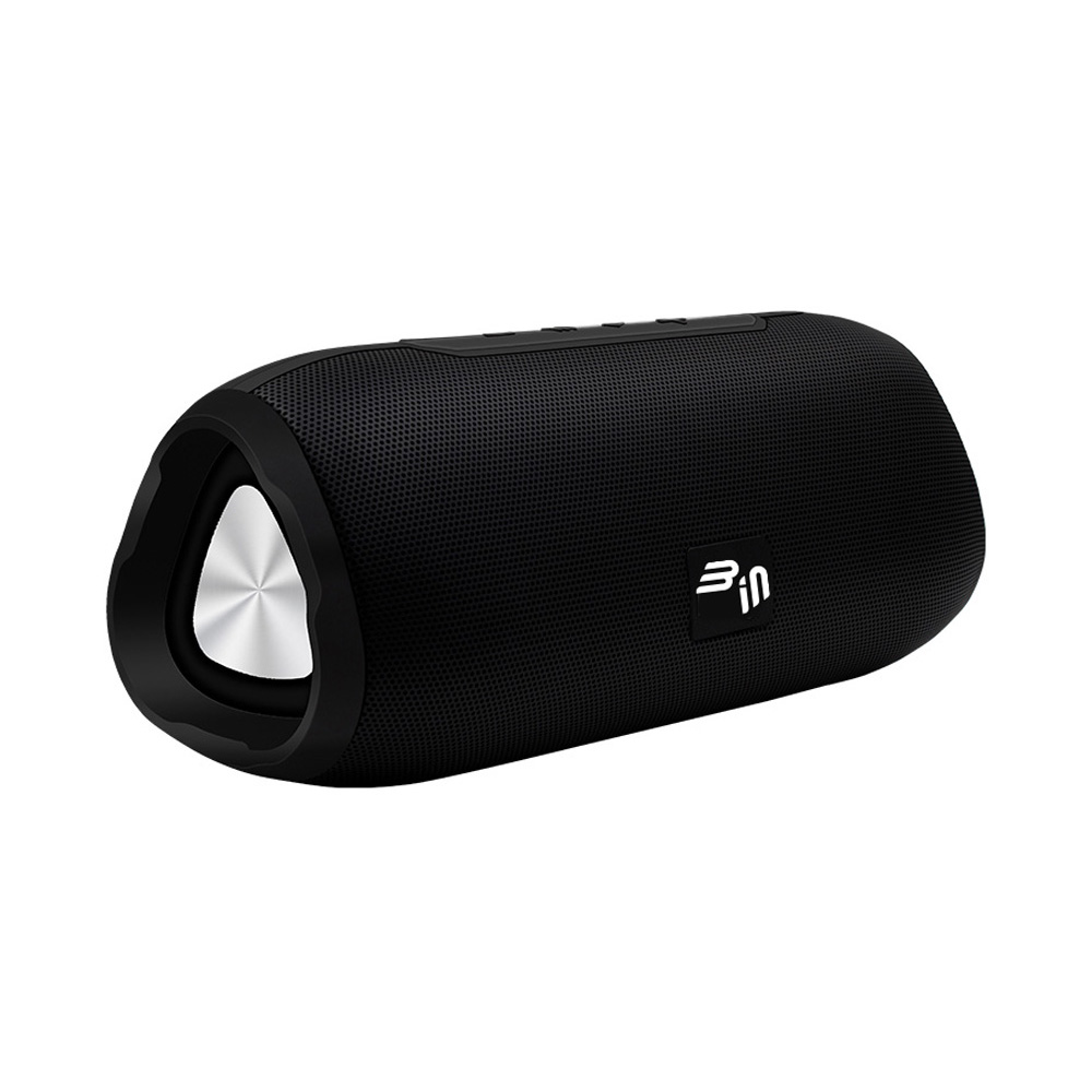 B-in | Bass Trunk Black | Wireless Speaker mit Spritzwasserschutz | Schwarz