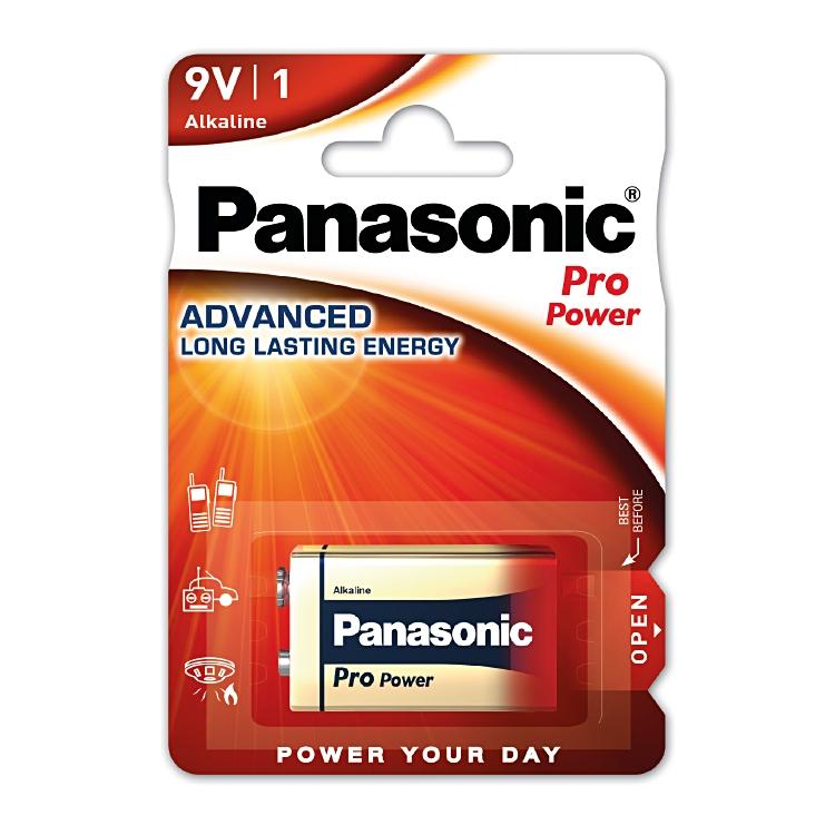 Batterie Panasonic Pro Power Alkaline Block 9V 1er Packung