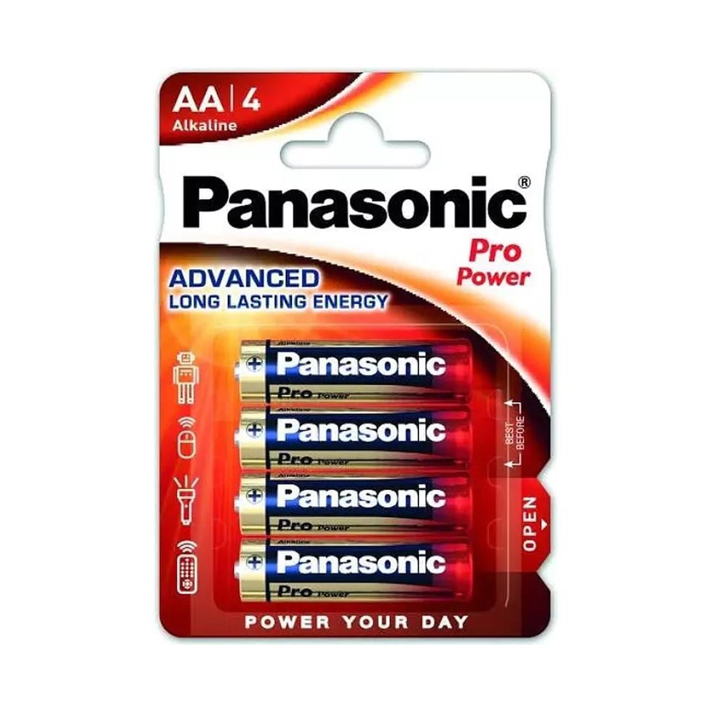 Batterien Panasonic Pro Power Alkaline Mignon AA 1.5V 4er Packung