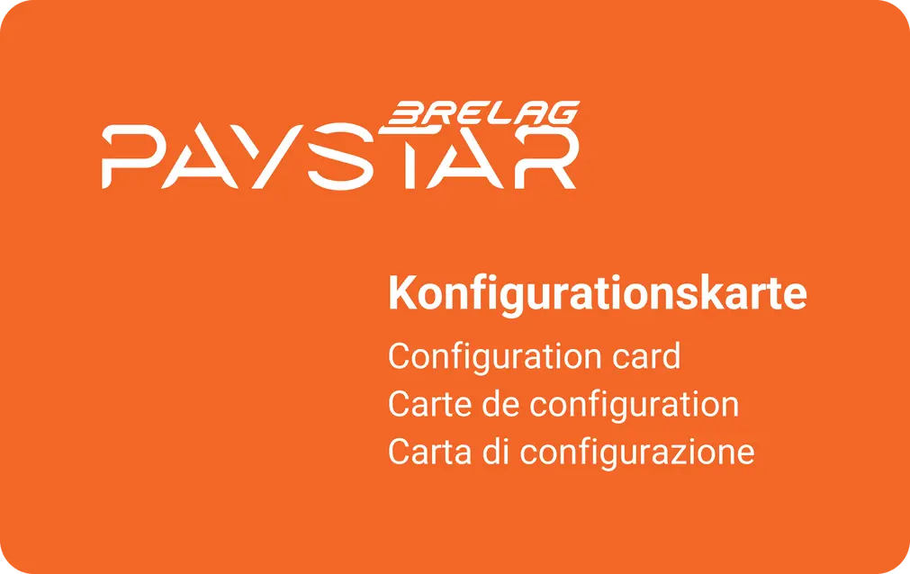 PAYSTAR Classic Konfigurationskarte