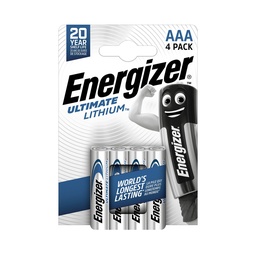 [MLB4B054] Batterien Energizer Lithium AAA 1.5 V 4er Packung