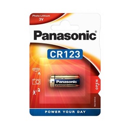 [PLB1B056] Batterie Panasonic Lithium CR123 1er Packung
