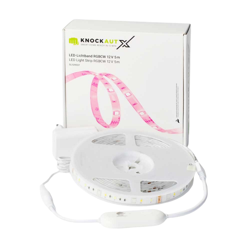 [SL12V037] ​​​​​​​​​​​​KnockautX LED-Lichtband RGBCW 12V | 5m
